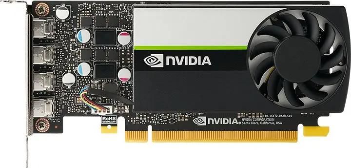 Видеокарта PNY NVIDIA  T1000 T1000 4ГБ GDDR6, Low Profile,  Bulk [vcnt1000-sb]